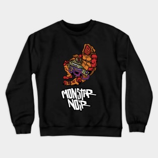 Monstar Noir Ray buttons Crewneck Sweatshirt